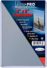 4" X 6" Toploader 25ct