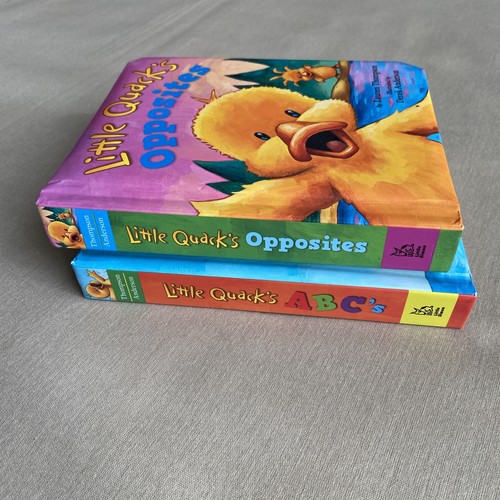 Little Quack's ABC's & Opposites Lot (x2 Picture Board Book Set) Pre-K Toddler + - Picture 2 of 12