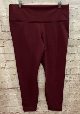 Fabletics Define PowerHold High-Waisted Legging 7/8 Merlot Wine XXL / 1X - NEW