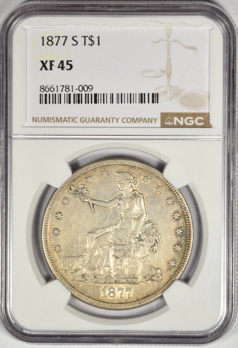 1877 Year Grade XF 45 US Trade Dollars (1873-1885) for sale | eBay