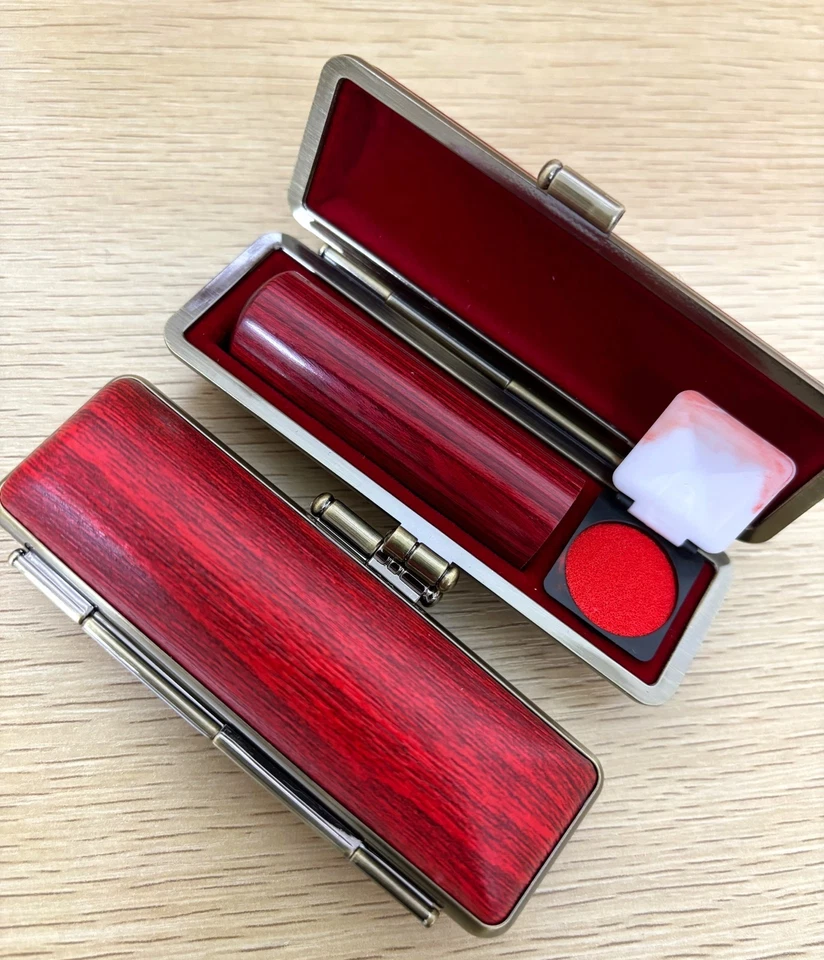 Japanese Custom Name Seal Stamp (Hanko) Round 15mm – Personalized Handmade Gift - Image 2 of 4