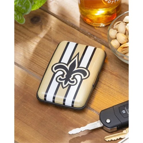 New Orleans Saints NFL Hard Case Wallet Card Holder - Picture 2 of 8