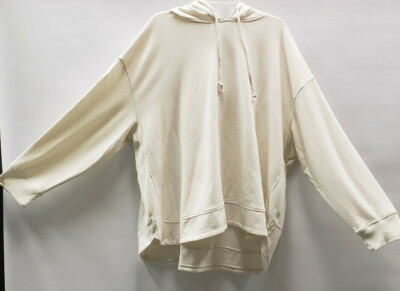 Universal Thread Womens Plus  Fleece Hooded Sweatshirt Cream  off white size 4X