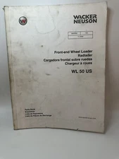 Wacker Neuson Front-End Wheel Loader WL 50 US Parts Manual