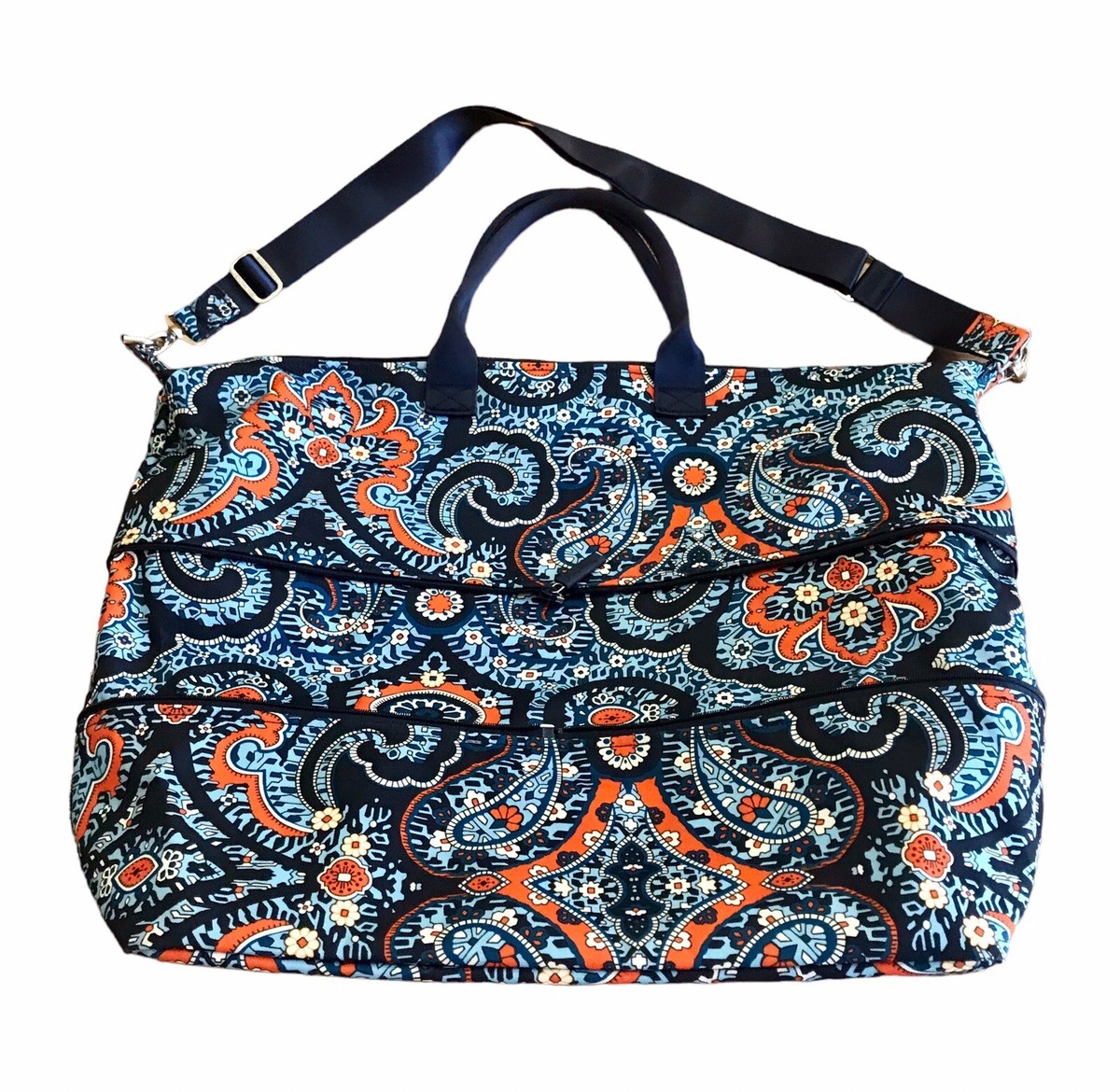 Vera Bradley Marrakesh Expandable Weekender Bag Duffle 22 