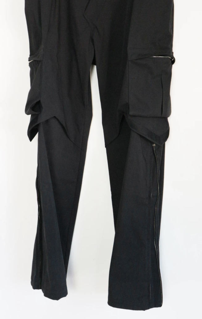 Kiko Kostadinov 00092020 Bindra Cargo Black Trouser