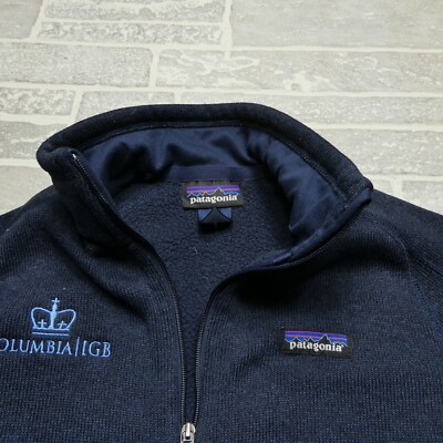 Patagonia Sweater Womens S/XS Dark Blue Full Zip Lightweight Patagonia Sweater Womens S/XS Dark Blue Full Zip Lightweight