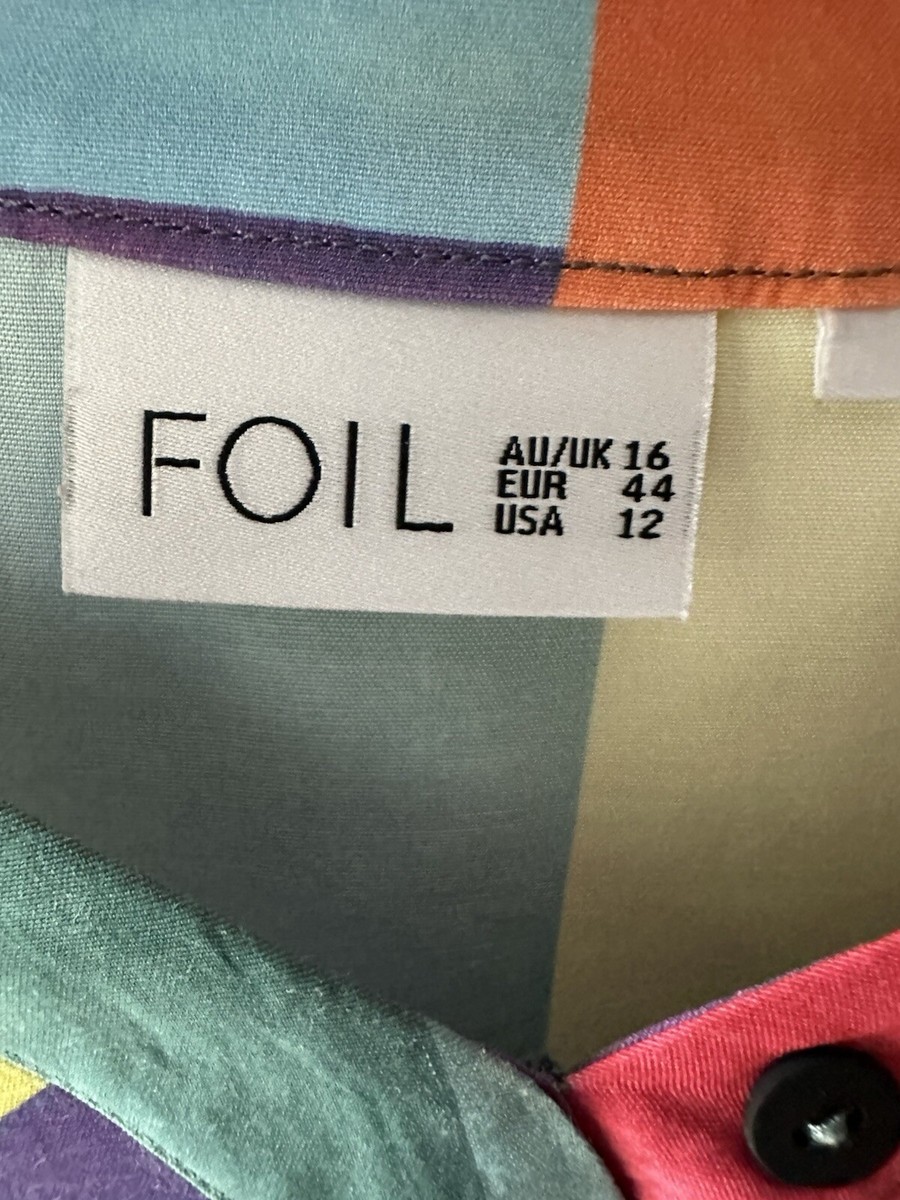 Foil Clothing Multicoloured Top size 16 viscose/rayon