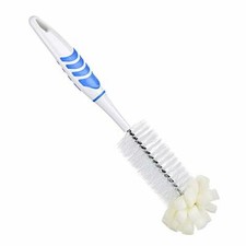 12" Baby Bottle Brush With Sponge Scrubbing Tip, BPA - Free