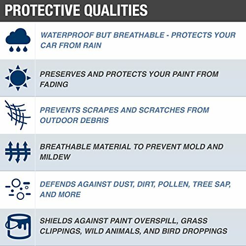 Budge Industries Rb-1 Rain Barrier Car Cover Fits Cars up to 13 1 in