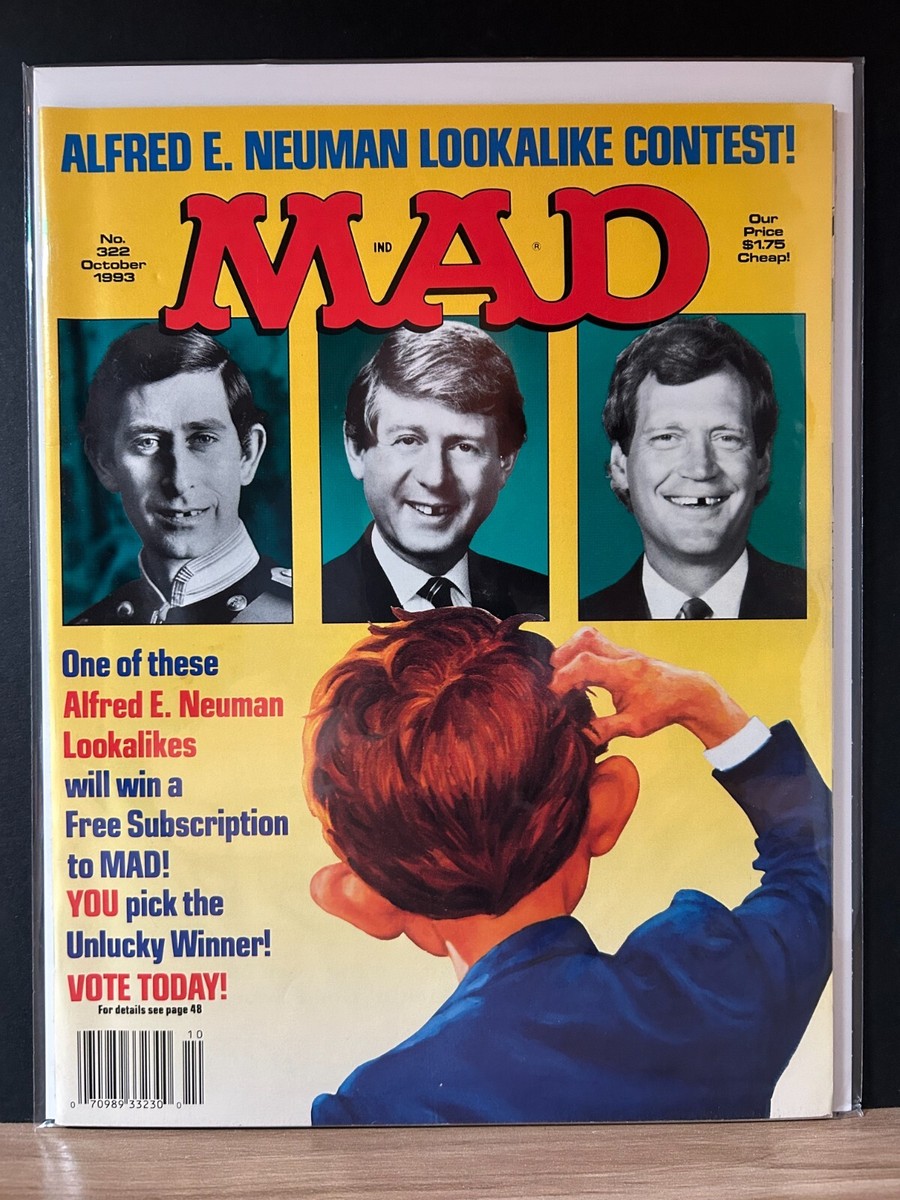 Mad Magazine #322 Alfred E. Neuman Lookalike Contest ! Modern Age