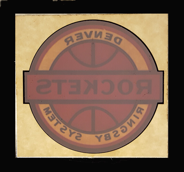 1967-68 ORIGINAL ABA BASKETBALL DENVER ROCKETS RINGSBY TRUCKING SYSTEM ...
