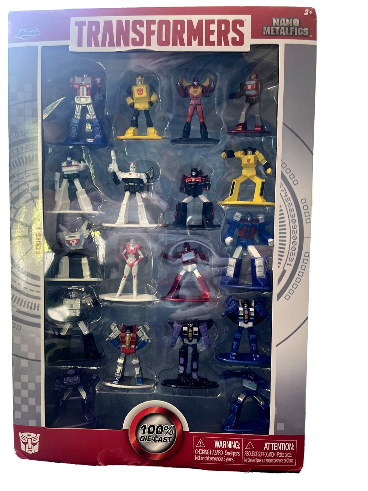 Transformers Nano Metalfigs Diecast 18 Figures Collector Set New Jada Toys