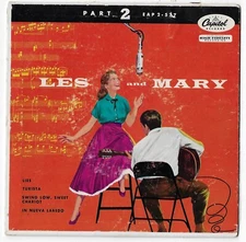 LES PAUL & MARY FORD u.s. CAPITOL 7" E.P. EAP-577 pt. 2_original 1955