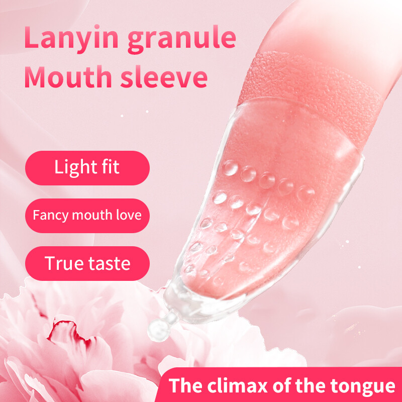 Eine Schachtel mit 2 Stück Zungenärmel Kondom für Damen Männer Paare Liebhaber Eine Schachtel mit 2 Stück Zungenärmel Kondom für Damen Männer Paare Liebhaber