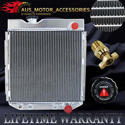 4 Row Radiator For 1960-1965 Ford Falcon Ranchero Mercury Comet 65-66 Mustang