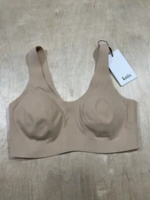 KNIX  Luxelift Pullover Wireless Seamless Bra Sz XXS Nude Removable Pads NWT