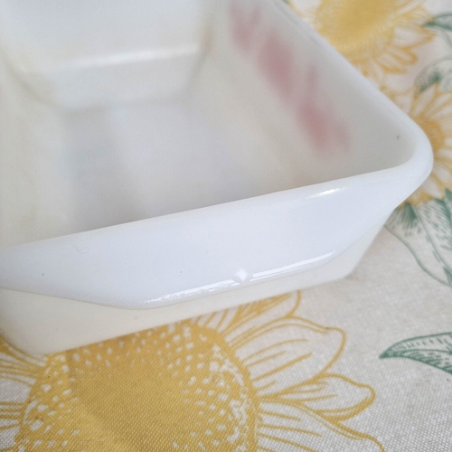Vintage | Pyrex Aurora Milk Glass Ovenware Deep Rectangle Casserole Dish No Lid - Picture 7 of 13