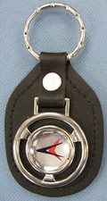 Vintage Chrysler Forward Look 2320 Steering Wheel Black Leather Key Ring Key Vintage Chrysler Forward Look 2320 Steering Wheel Black Leather Key Ring Key