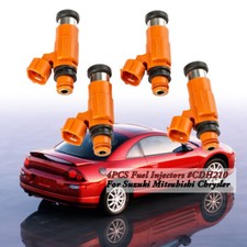 Set 4 Fuel Injectors Cdh210 For Mirage 1.8l Tracker Lancer 2.0l Eclipse 2.4l New Set 4 Fuel Injectors Cdh210 For Mirage 1.8l Tracker Lancer 2.0l Eclipse 2.4l New