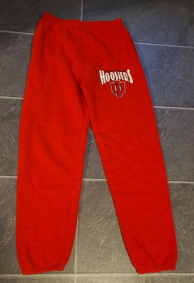 VTG INDIANA HOOSIERS MEN'S NUTMEG HOME TEAM SWEATPANTS SZ L MADE IN USA