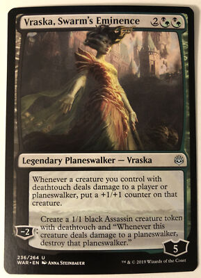 MTG Vraska, Swarm's Eminence War of the Spark 236/264 Regular Uncommon