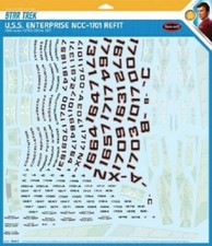 Polar 1/350 Star Trek USS Enterprise NCC1701 Refit Aztec Decal Set PLLMKA50