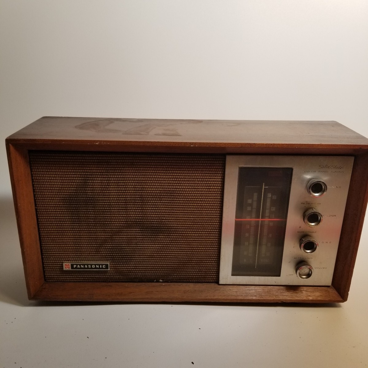 ナショナル　RE-725 AM/FMラジオ ジャンク○National/ナショナル○卓上ラジオ FM/AM RE-725 昭和