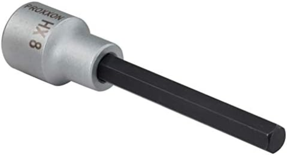 PROXXON 2223467 - Vaso 1/2" largo+punta allen hex 11 100mm