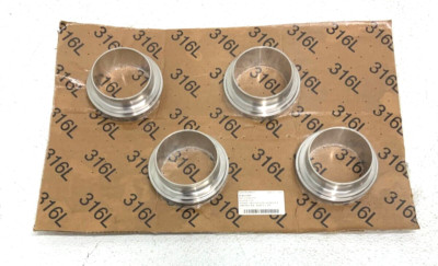 NEW Pack of 4 Steel & O'Brien DN14SD-3 14DIN Liner Sanitary Tube Weld DN80 X 3''