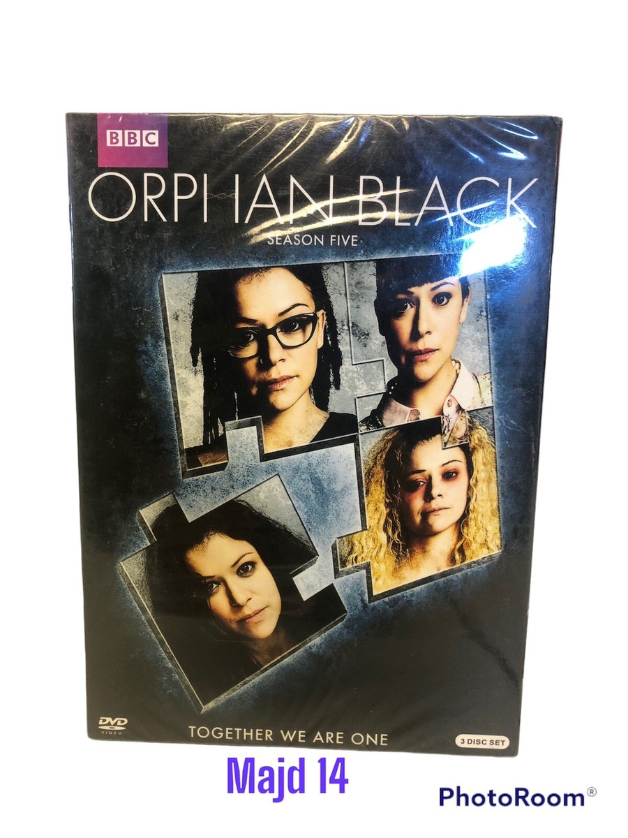 Orphan Black Season Five DVD 3-Disc Set BBC Sci Fi Series Tatiana Maslany  NEW!