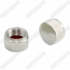 10Pcs Screws Protective Cover Dust Cap for TNC Female Coaxial Connector Adapter