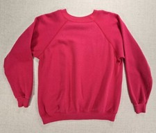 Women's Vintage Hanes Her Way Crewneck Sweatshirt in Pink Large USA VTG