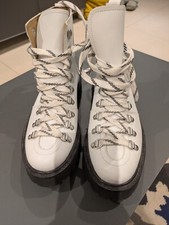 White Genson Ladies Vegan Lightweight Boots