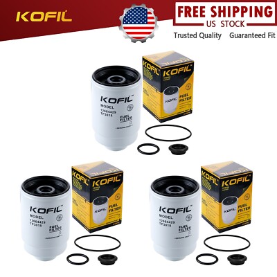 3PCS Diesel Fuel Filter For AC DELCO TP3018 TP3012 12664429 12633243 | eBay