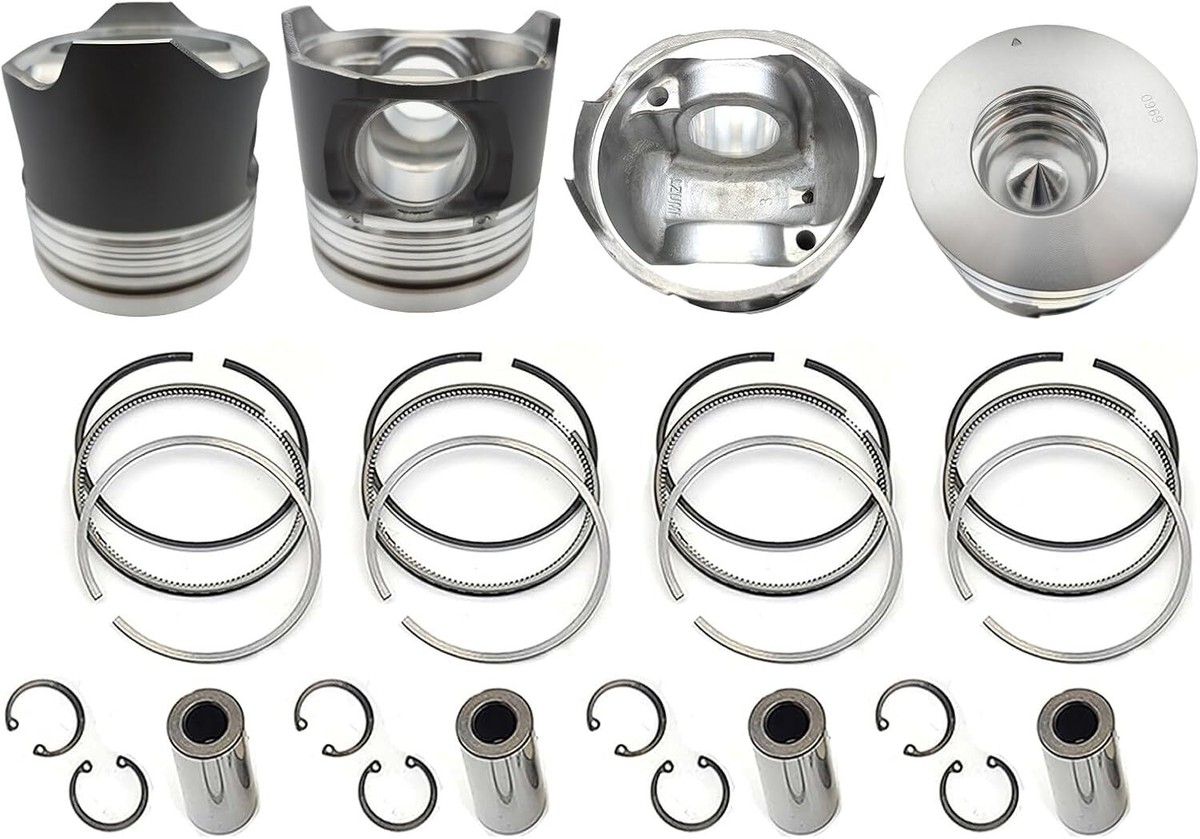 4pcs 4HE1 piston set 8-94391-696-0 for Isuzu 4HE1 4HE1T 4HE1TC