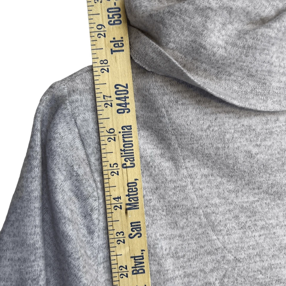 KOHL'S Women's Cowl Neck Croft & Borrow Sweater Gray plum Ombre Large NWT - Image 3 of 4