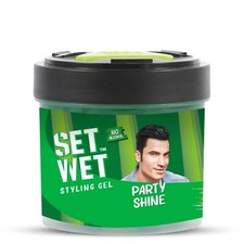 Set Wet Styling Hair Gel for Men - Party Shine 250gm Strong Hold, High Shine