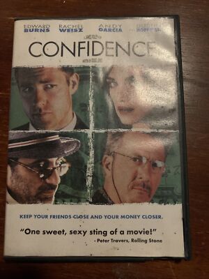 Confidence (DVD, 2003) Like New Free Shipping