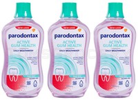 3 PARODONTAX Mouthwash Daily Gum Teeth Care FRESH MINT 500ml