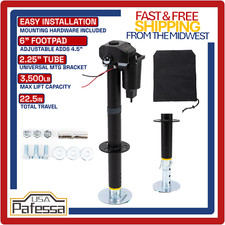 Pafessa USA 12V A-Frame Trailer Tongue Jack 3500lb Lift Cap 18