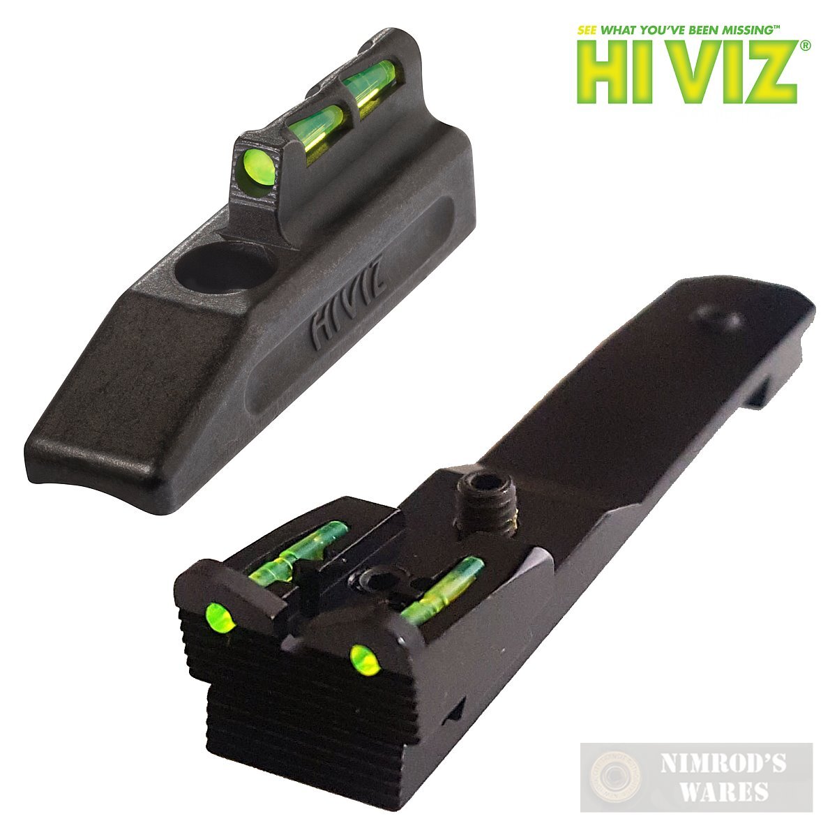 HiViz HENRY H001 H001L H001Y .22LR (Post-6/2021 w/screw) SIGHT SET