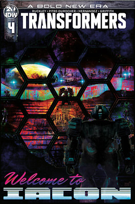 Transformers #4 1:10 Variant Veregge IDW Comic Book NM First Print