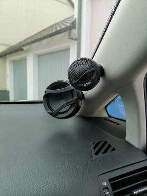 Audison Voce AV3.0 and AV1.1 , Aluminum pods for Audison  Midrange and Tweeters 