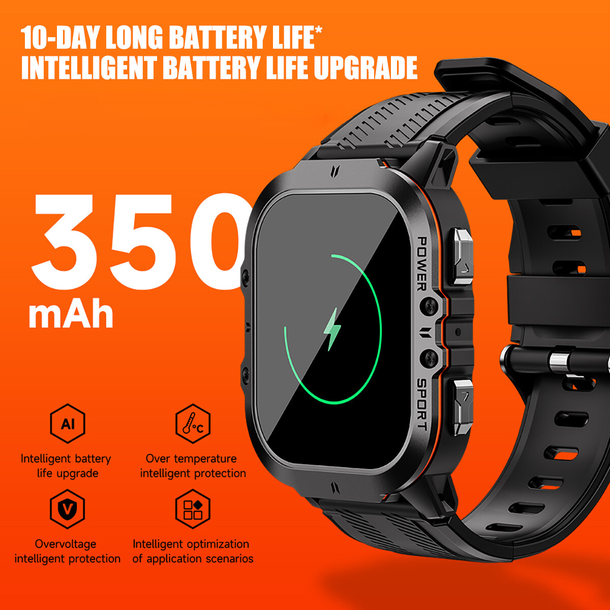 Bluetooth Calling Smart Watch Heart Rate Monitor Sport Fitness Tracker IP68 eBay