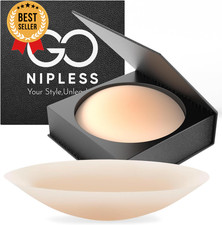 Nipple Covers for Women Reusable Adhesive Silicone Pasties Size A-D Bra 1 Pair