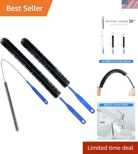 Flexible Cleaning Tool,Bendable Sewer Drain Brush, Long Pipe Cleaner for Home...