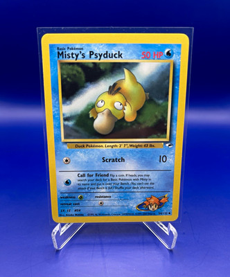 Pokémon TCG Misty's Psyduck 054/132 Gym Heroes Regular English LP