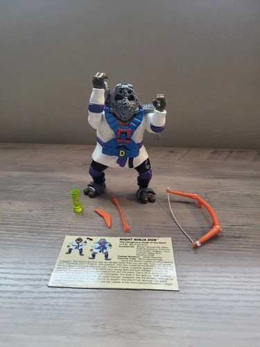 VTG RARE Night Ninja Don TMNT Auto Mutations 1993 Playmates Action Figure