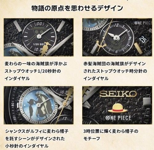 SEIKO x ONE PIECE 25th Anniversary Watch Limited 5000 Memorial 8.2